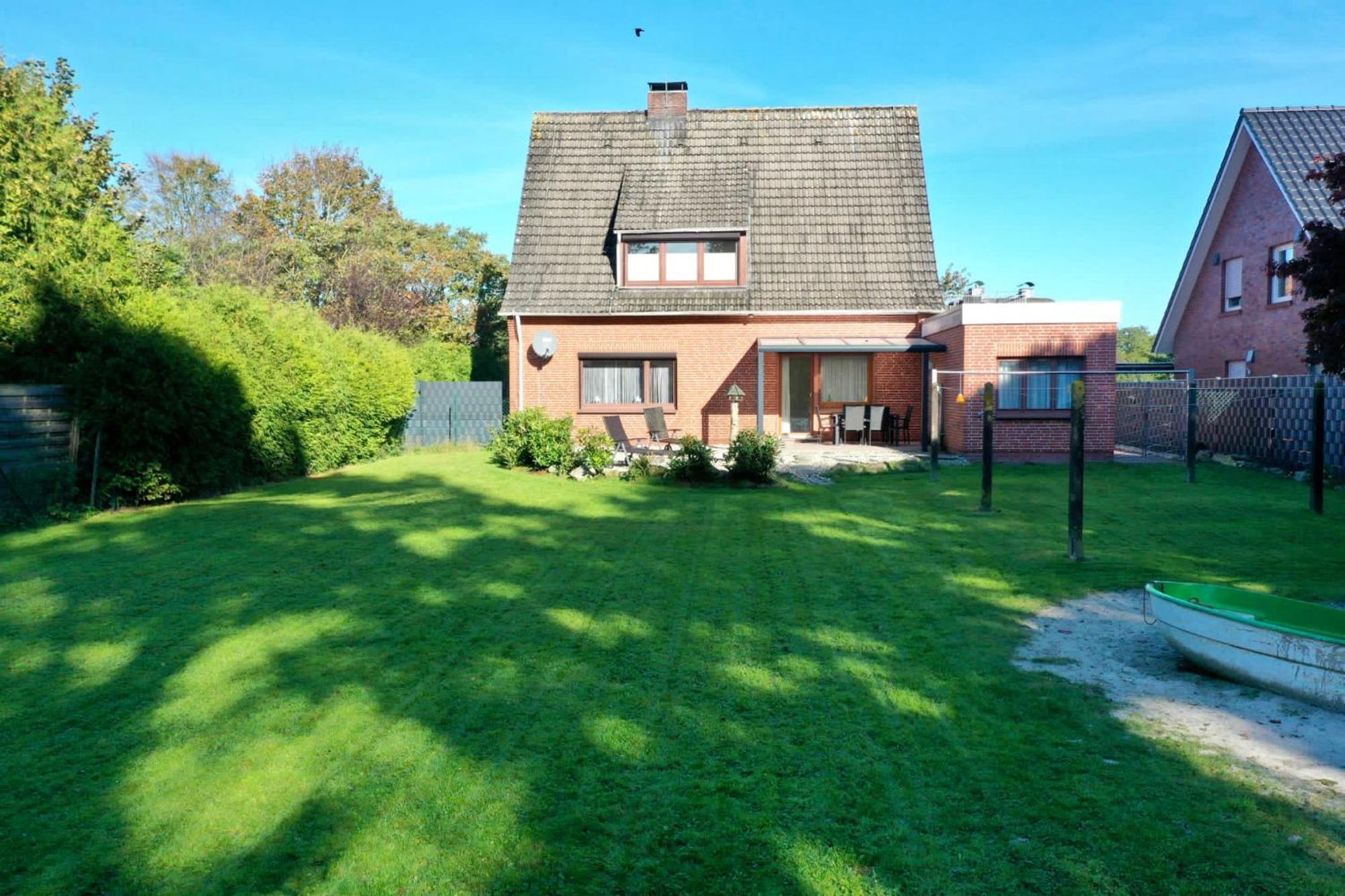 Moderne Ferienwohnung Brazil im EG mit eingezäuntem Garten und Terrasse in Südwestlage! Aurich  Exterior foto